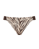 Lyzy Vibe Tanga Brief Zebra TKD Lingerie Lingerie Cleo Fashion CF1
