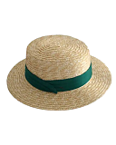Macey Wide Brim Hat Green Bask TKD Lingerie F1