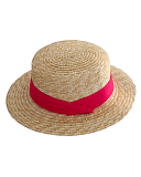 Macey Wide Brim Hat Hot Pink Bask TKD Lingerie F1