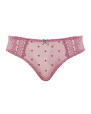 Marcie Brazilian Brief Dusky Rose TKD Lingerie Cleo Fashion  f1