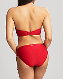 Marianna Bandeau Bikini And Classic Pant Crimson TKD Lingerie Panache Swim Fashion B1 min