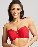 Marianna Bandeau Bikini Crimson TKD Lingerie Panache Swim Fashion F1 min