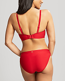 Marianna Bandeau Bikini Straps On And Classic Pant Crimson TKD Lingerie Panache Swim Fashion B1 min