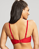 Marianna Bandeau Bikini Straps On Crimson TKD Lingerie Panache Swim Fashion B1 min