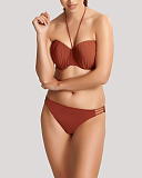 Marina Bandeau Bikini And Rope Side Brazilian Pant Ginger TKD Lingerie Panache Swimwear Fashion F1