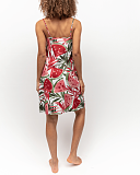 Mel Watermelon Print Strappy Short Nightdress White Mix TKD Lingerie Cyberjammies Fashion B1