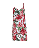 Mel Watermelon Print Strappy Short Nightdress White Mix TKD Lingerie Cyberjammies Fashion CF1
