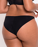 Mesmerise Brazilian Brief Black TKD Lingerie Scantilly Fashion B1