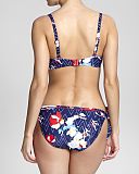 Milano Balconnet Bikini And Tie Side Pant Zig Zag Floral TKD Lingerie Panache Fashion b