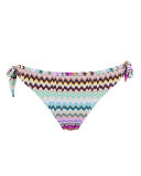 Milano Tie Side Brazilian Pant Ikat Print TKD Lingerie Panache Swimwear Fashion CF1