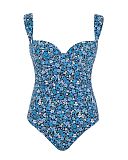 Monica Balcony Wide Strap Swimsuit Posy Print