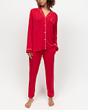 Montana Revere Jersey PJ Set Red TKD Lingerie Cyberjammies Fashion F1