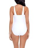 Network Azura Shaping Swimsuit White TKD Lingerie Miraclesuit Fashion B1