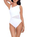 Network Azura Shaping Swimsuit White TKD Lingerie Miraclesuit Fashion F2