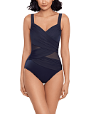 Network Madero Mid Night Bu Navy Swim TKD Lingerie Miracle suit F1