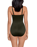 Network Mystique Shaping Swimsuit Nori TKD Lingerie Miraclesuit Fashion B1