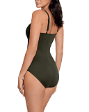 Network Mystique Shaping Swimsuit Nori TKD Lingerie Miraclesuit Fashion S1