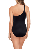 Network News Underwire Shaping Swimsuit Black Minx TKD Lingerie Miraclesuit Fashion B1