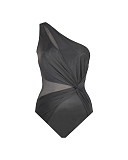 Network News Underwire Shaping Swimsuit Black Minx TKD Lingerie Miraclesuit Fashion CF1