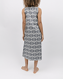 Nicole Geo Print Night Dress Cream Mix TKD Lingerie Cyberjammies Fashion B1