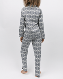 Nicole Geo Print PJ Set Cream Mix TKD Lingerie Cyberjammies Fashion B1