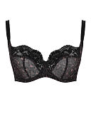 Nina Balcony Bra Black Leopard TKD Lingerie Panache Fashion CF1