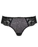 Nina Brazilian Brief Black Leopard TKD Lingerie Panache Fashion CF1