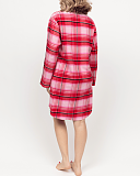Noelle Brushed Check Nightshirt Red Mix TKD Lingerie Cyberjammies Fashion B1