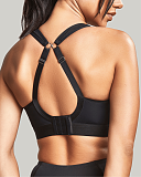 Non Wired Sports Bra Black Black TKD Lingerie Panache Fashion B2