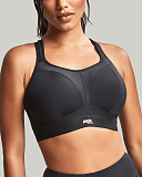 Non Wired Sports Bra Black Black TKD Lingerie Panache Fashion F1