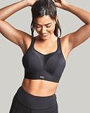 Non Wired Sports Bra Black Black TKD Lingerie Panache Fashion F2