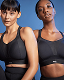 Non Wired Sports Bra Black Black TKD Lingerie Panache Fashion L2