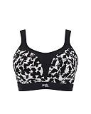 Non Wired Sports Bra Mono Print TKD Lingerie Panache Fashion CF1
