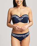 Oceana Bandeau Bikini And Classic Pant Navy TKD Lingerie Panache Swim Fashion F1 min