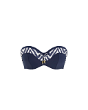 Oceana Bandeau Bikini Navy TKD Lingerie Panache Swim Fashion CF1 min