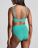 Olivia Full Cup Bikini And Midi Brief Gingham TKD Lingerie Panache Swim Fashion B1
