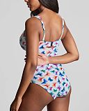 Paloma Balcony Swimsuit Flutter Print TKD Lingerie Panache Swim Fashion B1