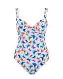 Paloma Balcony Swimsuit Flutter Print TKD Lingerie Panache Swim Fashion CF1
