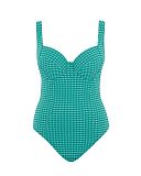 Paloma Balcony Swimsuit Gingham TKD Lingerie Panache Swim Fashion CF1