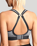Panache Sports Non Wired Charcoal Marl TKD Lingerie Panache Sports Core B2