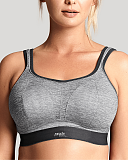 Panache Sports Non Wired Charcoal Marl TKD Lingerie Panache Sports Core F3