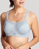 Panache Sports Wired Bra And Short Grey Marl TKD Lingerie Panache Sports Core F1
