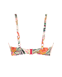 Paradise Balconnet Bikini Pink Tropical TKD Lingerie Panache Swim Fashion CB1