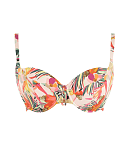 Paradise Balconnet Bikini Pink Tropical TKD Lingerie Panache Swim Fashion CF1