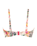 Paradise Bandeau Bikini Pink Tropical TKD Lingerie Panache Swim Fashion CB2
