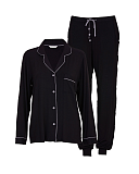 Parker Revere Jersey PJ Set Black TKD Lingerie Cyberjammies Fashion CF1