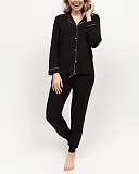 Parker Revere Jersey PJ Set Black TKD Lingerie Cyberjammies Fashion F1