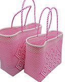 Pink And White Beach Bag Bask Drift TKD Lingerie F3