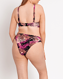 Pool Party Non Wired Bikini And Dipped Mini Brief Print Mix TKD Lingerie Curvy Kate Swim Fashion B1