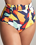 Puglia High Waist Pant Puglia Print TKD Lingerie Panache Swim Fashion F1